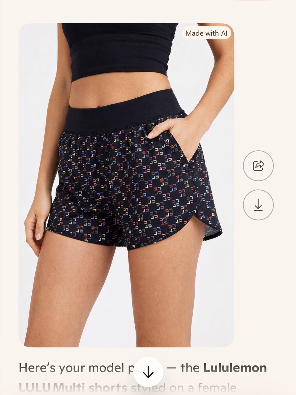 lululemon Fast and Free High-Rise Split Short XS 3” Rare! NWT